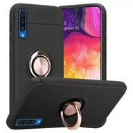 Etui i futerały do telefonów - Pokrowiec Do Samsung Galaxy A50 4G / A50s / A30s Etui w CZARNO - RÓŻOWE ZŁOTO TPU Silikon Obudowa Plecki Case Cover Ochronny Cadorabo - miniaturka - grafika 1