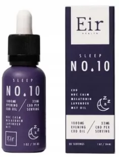 EIR Health Sp. z o.o. EIR Health Olej konopny na sen No.10 1000 mg 30 ml [DOSTAWA 0ZŁ] 3876221 - Suplementy naturalne - miniaturka - grafika 1
