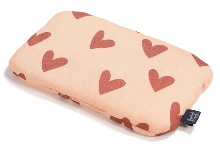 Poduszka Do Spania Bambus Heartbeat Pink S 20X30 La Millou