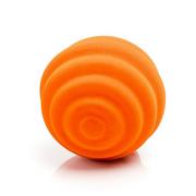 Zabawki sensoryczne - Rubbabu Sensoryczna piłka fale - pomarańczowa - - miniaturka - grafika 1