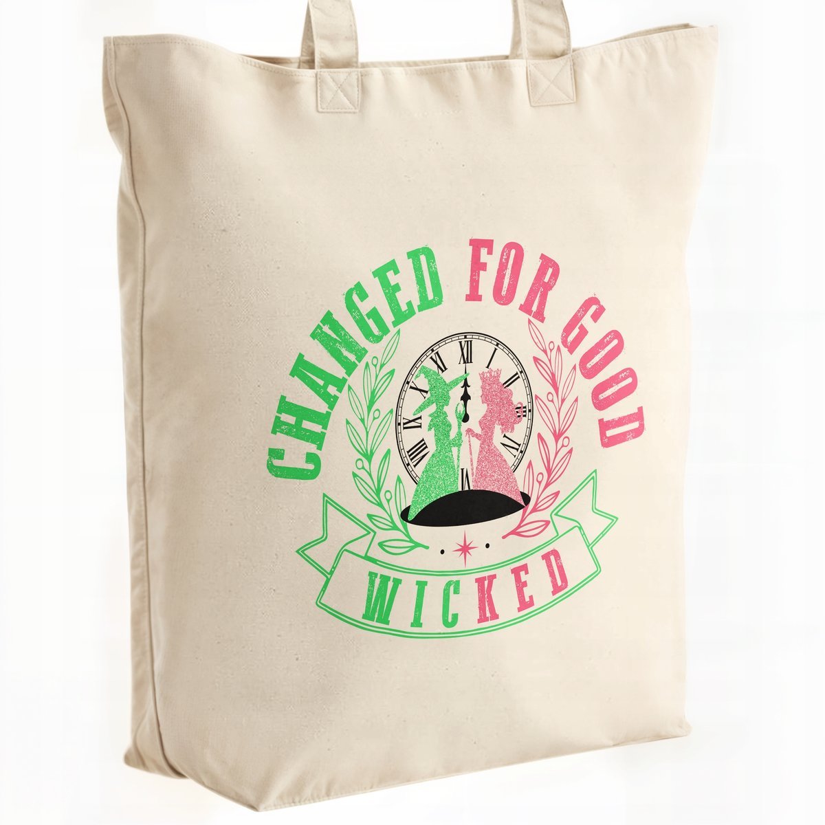 Torba bawełniana Premium Wicked For Good Oz Elphaba Glinda Dla Fanów