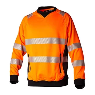 Top Swede 13202902507 model 132 ochrona ostrzegawcza bluza, pomarańczowa/czarna, rozmiar XL - Bluzy damskie - miniaturka - grafika 1