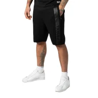 Odzież taktyczna i umundurowanie - Szorty dresowe Pit Bull 300 Interlock Saturn '24 - Czarne M - miniaturka - grafika 1