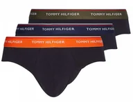 Spodenki męskie - Slipy Męskie Tommy Hilfiger 3szt Kolorowa Gumka M - miniaturka - grafika 1