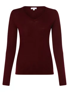 brookshire - Sweter damski z wełny merino, czerwony - Swetry damskie - miniaturka - grafika 1