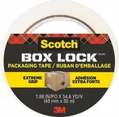 Akcesoria do pakowania - Q-Connect Taśma pakowa SCOTCH®Box Lock, 48mm x 50m, 1szt., transparentna - miniaturka - grafika 1