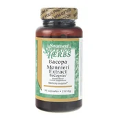 Układ nerwowy - SWANSON Bacopa Monnieri, 90 kapsułek - miniaturka - grafika 1