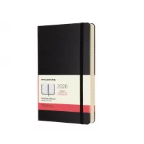 Moleskine Kalendarz 2020 dzienny 12ML tw czarny - Kalendarze - miniaturka - grafika 1