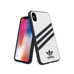 Adidas Moulded Case PU iPhone X/Xs biały 31600 - Etui i futerały do telefonów - miniaturka - grafika 1
