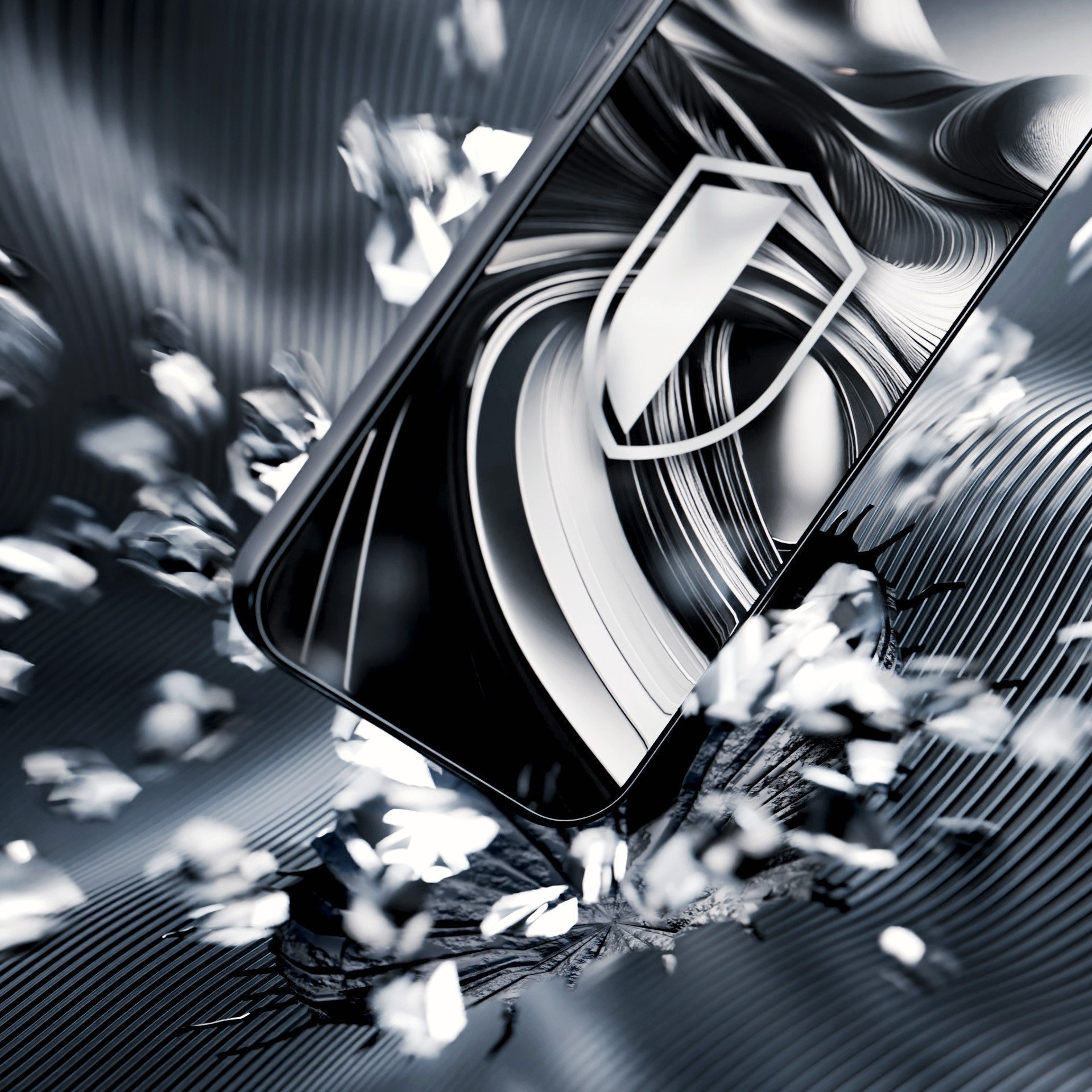 3mk All-Safe - AIO fólie TitanGlass Dry Fitting Phone, 5 ks