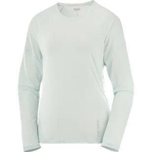 KOSZULA DAMSKA SALOMON CROSS RUN LS W C22706 - Koszulki sportowe damskie - miniaturka - grafika 1