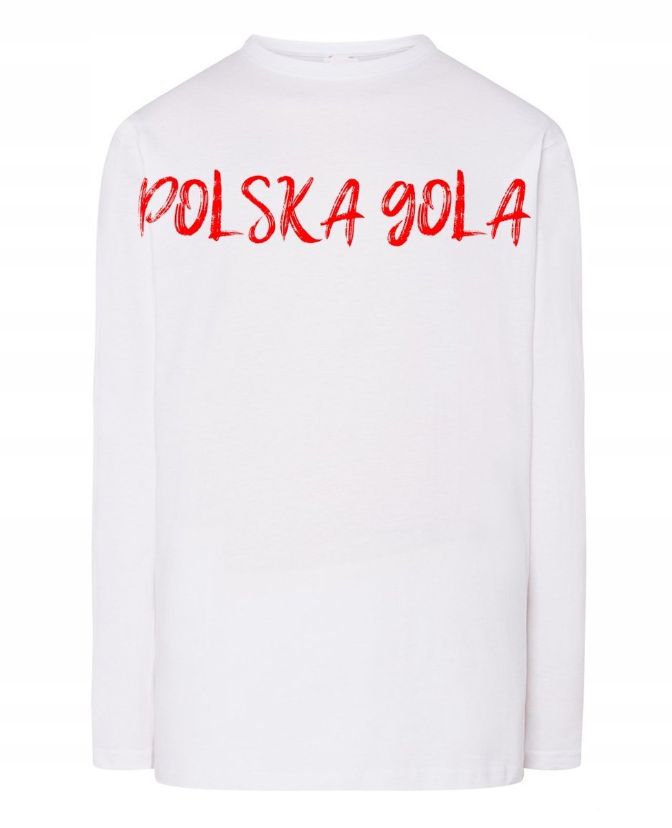 Longsleeve Kibica nadruk Polska Gola Rozm.L