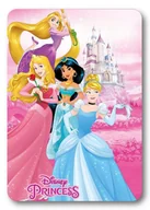 Koce i narzuty dla dzieci - Kocyk dla dziecka KOC polar 100x140 Księżniczki Disney dziewczęcy Princess - miniaturka - grafika 1