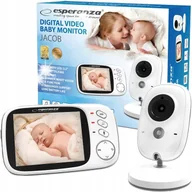 Elektroniczne nianie i monitory oddechu - NIANIA ELEKTRYCZNA LCD MONITOR ODDECHU TRYB NOCNY KAMERA Z MIKROFONEM - miniaturka - grafika 1