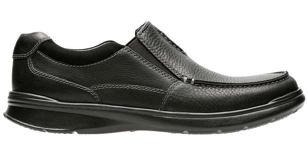 Clarks, Półbuty męskie, Cotrell Free, czarne, rozmiar 44 1/2