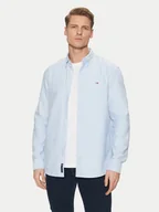 Koszule męskie - Tommy Jeans Koszula Oxford DM0DM20667 Błękitny Regular Fit - miniaturka - grafika 1