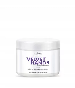 Farmona VELVET HANDS Perełki do kąpieli dłoni 380g - Kremy i maski do rąk - miniaturka - grafika 1