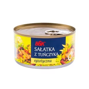 B&K SAŁATKA Z TUŃCYKA EGZOTYCZNA 185G B&K zakupy dla domu i biura! 21373 - Konserwy i dania rybne - miniaturka - grafika 1
