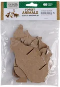 Pozostałe akcesoria dla plastyków - GDD Zestaw kształtów tekturowych 3D Forest Animal 5szt - miniaturka - grafika 1