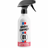 Kosmetyki samochodowe - SHINY GARAGE Carnauba Spray Wax V2 500ml - wosk zabezpieczający karoserię - miniaturka - grafika 1