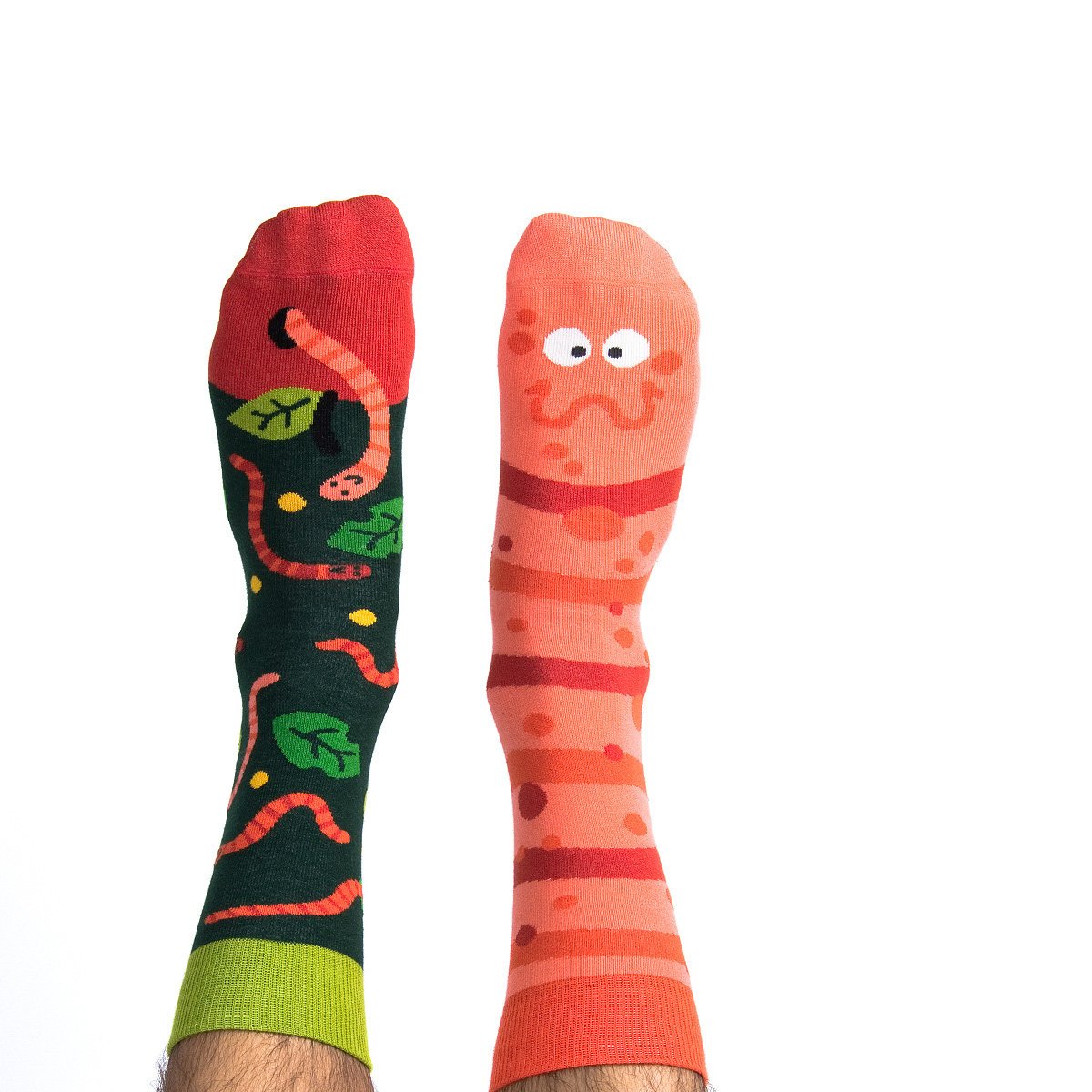 Kolorowe skarpetki Willy Wormka - 44-46 - Skarpety bawełniane