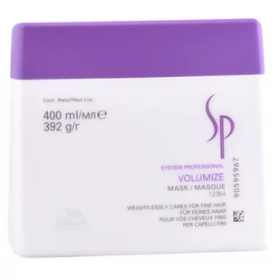 Wella Wella SP Volumize Mask maska nadająca objętość do włosów cienkich i delikatnych 400ml 3815 - Maski do włosów - miniaturka - grafika 1