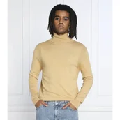 Swetry męskie - GUESS Golf Regular Fit z dodatkiem jedwabiu - miniaturka - grafika 1