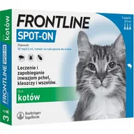 Suplementy i witaminy dla kotów - FRONTLINE COMBO Spot-On KOT 3 pipety - miniaturka - grafika 1