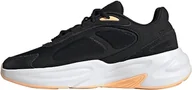 Trampki damskie - adidas Damskie trampki Ozelle Cloudfoam Lifestyle do biegania, Core Black Grey Five Acid Orange, 42 2/3 EU - miniaturka - grafika 1