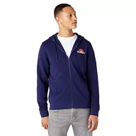 Bluzy męskie - Wrangler Bluza męska Zip Thru Rainbow, Medieval Blue, S - miniaturka - grafika 1