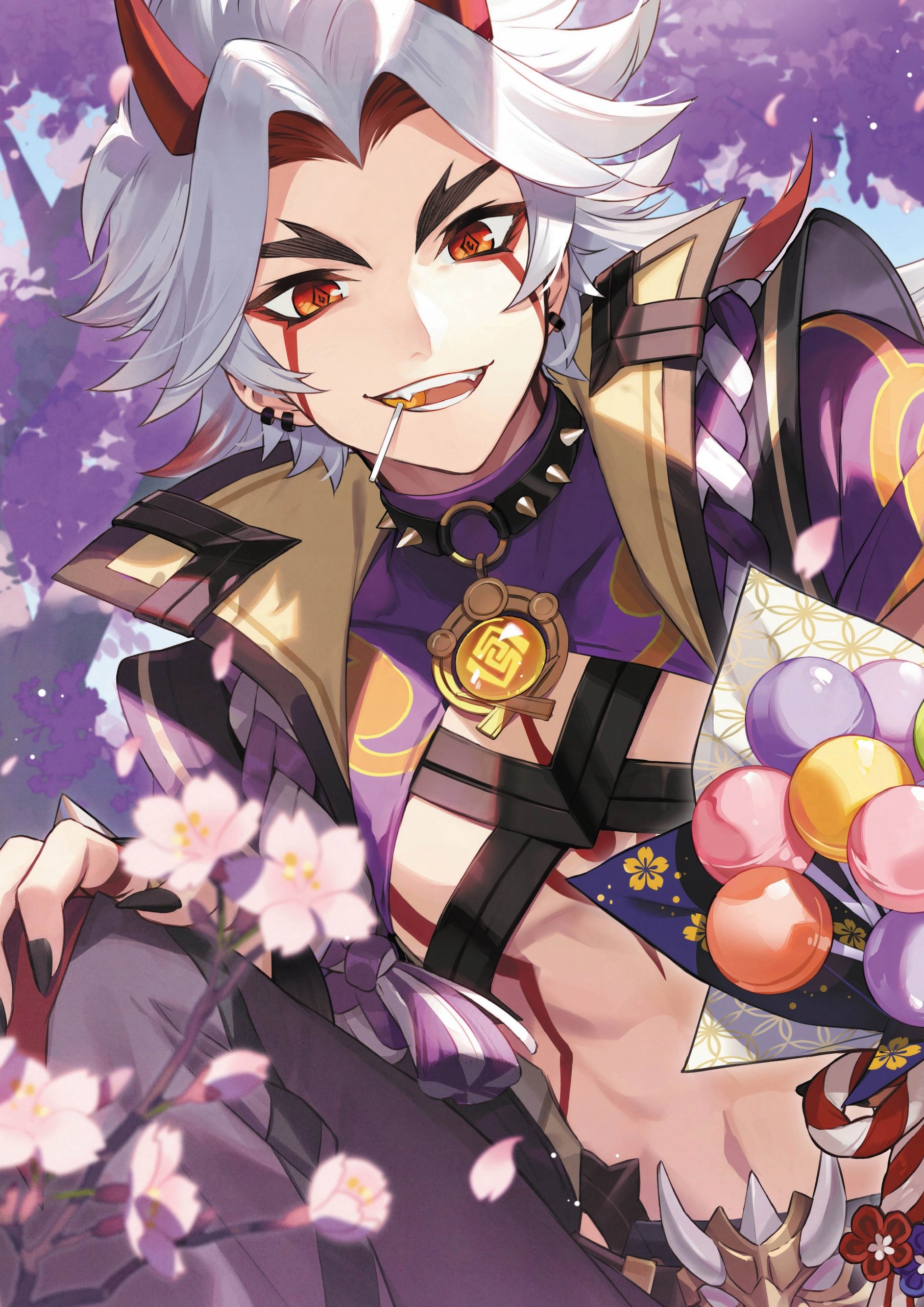 Plakat A3 Genshin Impact Anime Gra Arataki Itto