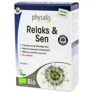 Układ nerwowy - Physalis Tabletki na relaks i sen Suplement diety 45 tab. Bio - miniaturka - grafika 1