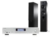 Zestawy stereo - Rotel A12 MkII (srebrny) + Tesi 5 (czarny) - miniaturka - grafika 1
