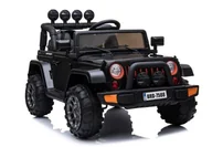 Pojazdy elektryczne dla dzieci - Auto na Akumulator Jeep BRD-7588 Czarny 4x4 - miniaturka - grafika 1