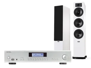 Rotel A14 MkII (srebrny) + Tesi 6 (biały) - Zestawy stereo - miniaturka - grafika 1