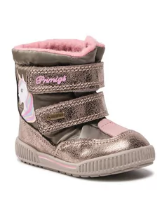 Buty dla dziewczynek - Primigi Śniegowce GORE-TEX 2861800 Brązowy - grafika 1