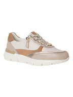 Trampki damskie - HASSIA Skórzane sneakersy "Bordeaux" w kolorze kremowo-beżowo-jasnobrązowym - miniaturka - grafika 1