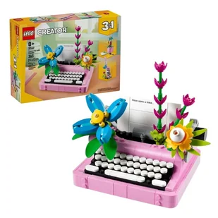 LEGO 31169 Creator 3w1 Maszyna do pisania z kwiatami - Klocki - miniaturka - grafika 3