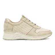 Sneakersy damskie - Sneakers Rieker N4368-62 - miniaturka - grafika 1