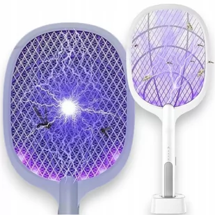 Łapka Elektryczna Packa Na Muchy Owady Lampa Uv - Lampy owadobójcze - miniaturka - grafika 1