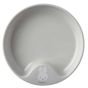 Mepal Mepal Mio Miffy Explore 17,6 Cm Popielaty Talerzyk Do Karmienia Dla Dzieci Płytki Plastikowy - Talerze - miniaturka - grafika 1