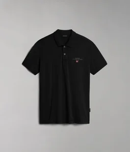 polo uomo napapijri elbas 4 jersey - np0a4gb4 0411 black - Koszulki męskie - miniaturka - grafika 1