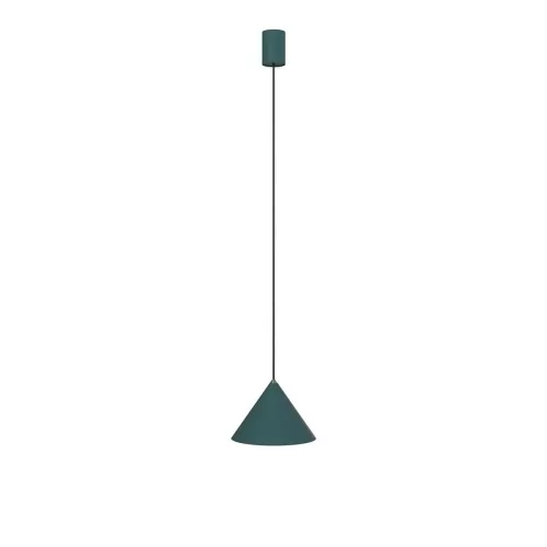 Nowodvorski Loftowa lampa aluminiowa wisząca GU10 35W ZENITH S GU10 wys. 130cm zielony 7998
