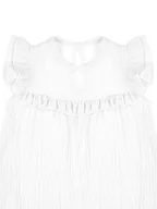 Kombinezony dla dzieci - Dziewczęcy Rampers Muślin biały, Nicol,r.74 - miniaturka - grafika 1