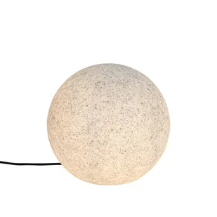 QAZQA Nowoczesna lampa zewnętrzna szara 35 cm IP65 - Nura - Lampy ogrodowe - miniaturka - grafika 1