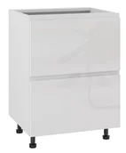 Meble kuchenne - Alba Szafka Dolna Ds-60-2W Blum Biały Połysk - miniaturka - grafika 1