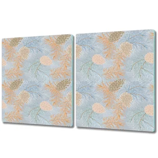 Nowoczesna Deska Kuchenna - Osłonka - 2x 40x52 cm - Szyszki sosnowe - Deski do krojenia Nowoczesna Deska Kuchenna - Osłonka - 2x 40x52 cm - Szyszki sosnowe - Deski do krojenia - miniaturka - grafika 1