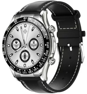 Artnico E18 Pro Skórzany Czarny - Smartwatch - miniaturka - grafika 2