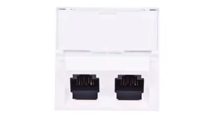 Legrand M45:1M 1XRJ45 KAT6 UTP 076504 - Gniazdka elektryczne - miniaturka - grafika 1