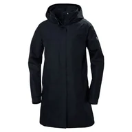 Płaszcze damskie - Helly Hansen Aden Long, płaszcz przeciwdeszczowy, damski, granatowy - miniaturka - grafika 1